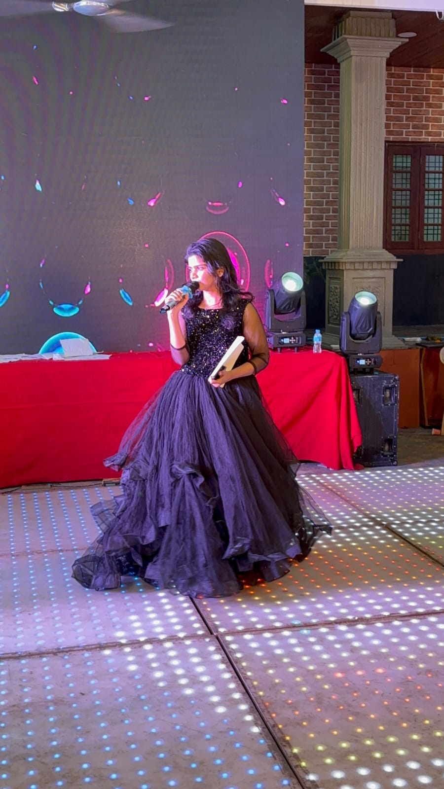 Hosting a lively stage event